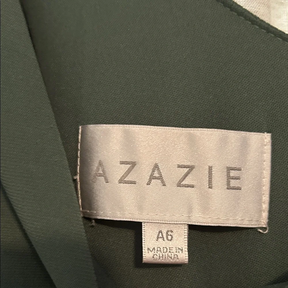 Azazie Eucalyptus Green Evening Gown Bridesmaid Dress - Picture 8 of 11